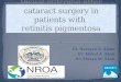 Visual Outcome After Cataract Surgery In Patients With  Retinitis Pigmentosa