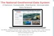 Lightning Talk, Allison: National Geothermal Data System: A National, Su…