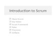 Scrum Intro for E-works
