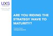 Are you riding the UX Strategy wave to maturity?