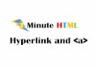 1 Minute HTML tutorial - Hyperlink and a tag