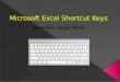 Microsoft excel shortcut keys   narendra singh plaha