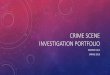 Crime Scene Investigation Portfolio