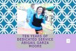 Abigail G. Moore celebrating 10 years of service!