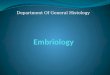 Histology  4-  Embriology