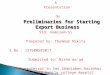 Preliminaries for Starting Export Business