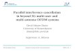 Parallel Interference Cancellation in beyond 3G multi-user and multi-antenna OFDM systems