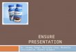 Ensure presentation