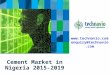 Cement Market in Nigeria 2015-2019