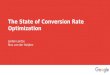 The State of Conversion Rate Optimization - Google. OrangeValley Event ‘Data-Driven Marketing in de volgende versnelling ‘