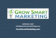 Grow Smart Marketing Brand Optimization PowerPoint