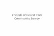 Hearst Park Improvement Survey Presentation