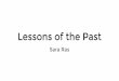 Lessons of the past