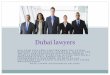 Dubai lawyers