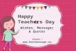 Happy Teachers Day 2016 Wishes and Quotes