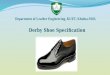 Derby shoe