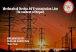 Mechanical Design of Transmission Line (In context of Nepal)