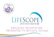 LifeScope EAP Williams College Employee Orientation