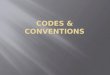 Codes and convention slideshare