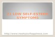 21 low self esteem symptoms
