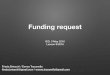 Funding request (v. 2015-2016)