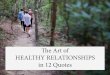 The Art of Healthy Relationships in 12 Quotes