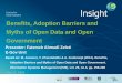 Benefits, Adoption Barriers and Myths of Open Data and Open Governmnet