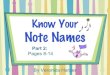 Note names part 2 ©