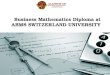 Business mathematics diploma at abms switzerland university