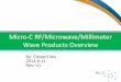 Micro-C RF Microwave Millimeter Products Overview(1)