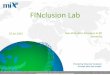 Data collection methods and sources – Lessons from FINclusion Lab in 20 countries
