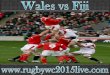 Wales vs Fiji Rugby World Cup 1 Oct 2015 Live Stream