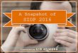 A Snapshot of SIOP 2016 Part 5: SIOP Bonus Coverage