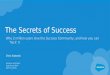 The Secret of Success by Chris Edwards