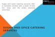 Wedding catering services in Bedford, UK