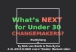 Under 30 changemakers presentation G1000 Theater Markant Uden
