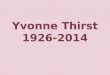 Yvonne Thirst