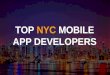Top Mobile App Developers NYC (iPhone, iOS & Android)