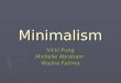 Minimalism Trends of contemporary