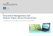 Document Management 101: Reduce Paper, Boost Productivity