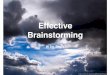 Effective brainstorming in 6 steps