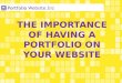 The Importance of Having a Portfolio on Your Website