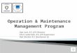 Operation  maintenance management public meeting with audio