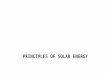 Principles of solar radiation