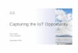 Capturing the IOT Opportunity
