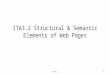 Ita3.2 structural and semantic element theory