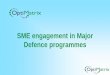 SME access to Defence contracts