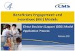 Webinar: Beneficiary Engagement and Incentives: Direct Decision Support (DDS) Model - Application Process