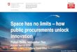 Space has no limits   how public procurements unlock innovation 2016-04-20