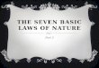 The Seven Basic Laws of Nature Part 2